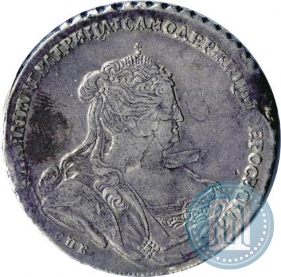 Picture 1 rouble 1738 year СПБ "Petersburg type"