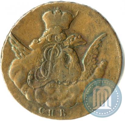 Picture 1 kopeck 1756 year СПБ 