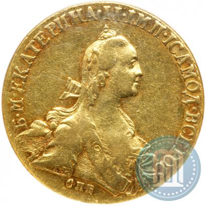 Picture 10 roubles 1766 year СПБ 