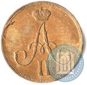 Фото Денежка 1861 года ВМ 