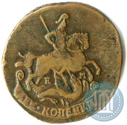 Фото 2 копейки 1777 года ЕМ 