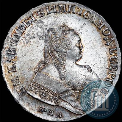 Фото 1 рубль 1751 года ММД 