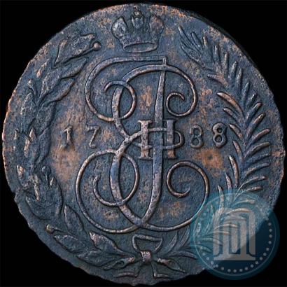 Фото 2 копейки 1788 года ТМ 