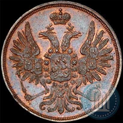 Picture 2 kopecks 1851 year ЕМ 
