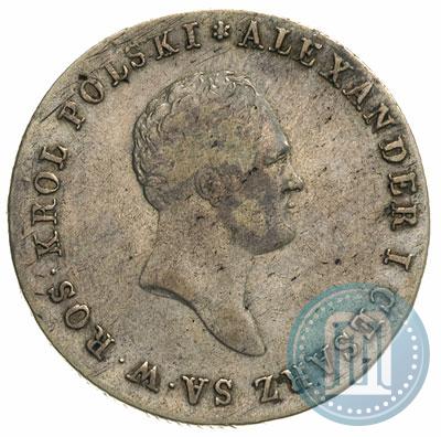 Фото 5 злотых 1816 года IB 