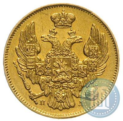 Picture 3 roubles - 20 złotych 1834 year СПБ-ПД 