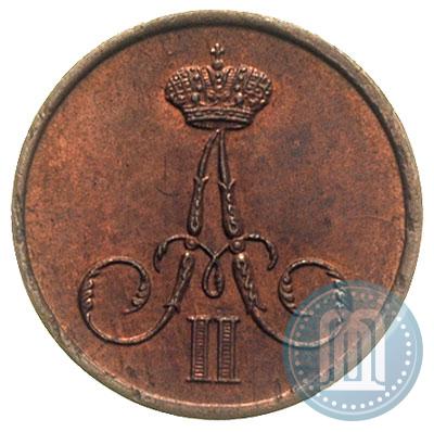 Фото Денежка 1859 года ВМ 