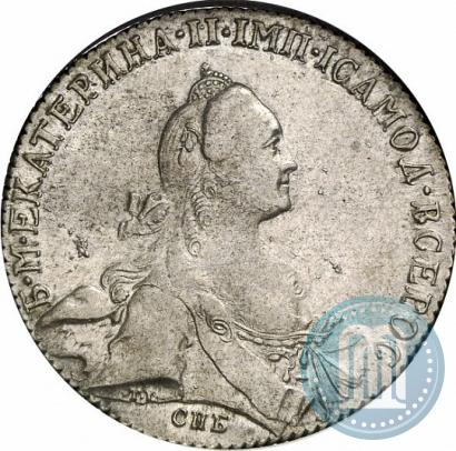 Picture 1 rouble 1772 year СПБ-АШ 