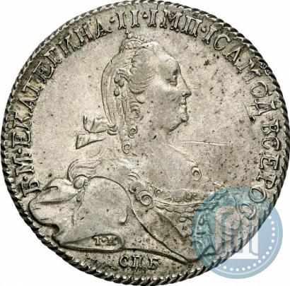 Picture 1 rouble 1775 year СПБ-ЯЧ 