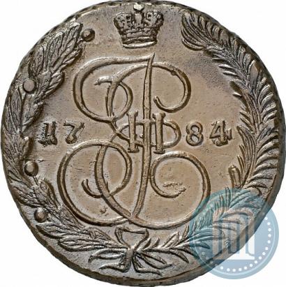 Picture 5 kopecks 1784 year ЕМ 