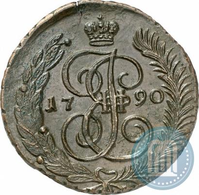Фото 5 копеек 1790 года АМ 