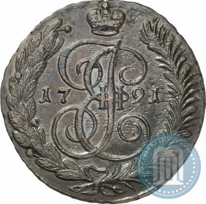 Фото 5 копеек 1791 года АМ 