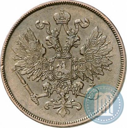 Фото 2 копейки 1861 года ВМ 
