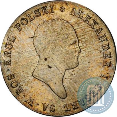 Фото 5 злотых 1817 года IB 