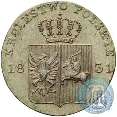Фото 10 грошей 1831 года KG "Польское восстание"