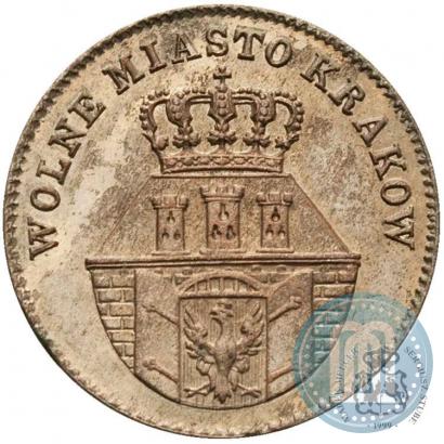 Фото 10 грошей 1835 года  "Свободный город Краков"