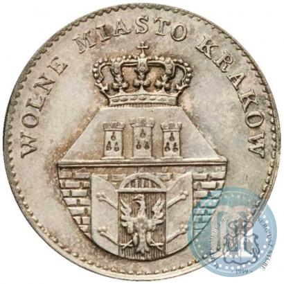 Фото 5 грошей 1835 года  "Свободный город Краков"
