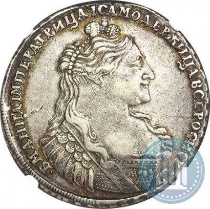 Фото 1 рубль 1737 года  "Тип 1735 года"