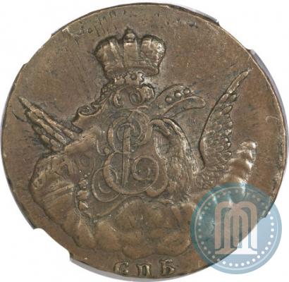 Фото 1 копейка 1755 года СПБ 