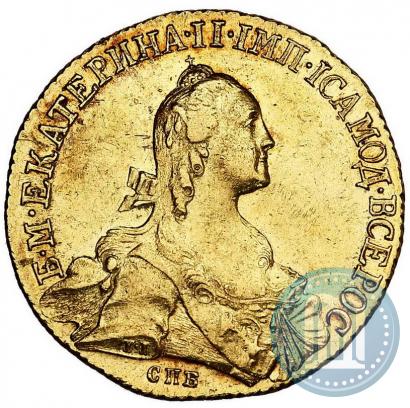 Picture 10 roubles 1766 year СПБ 