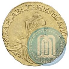Фото 1 рубль 1757 года  