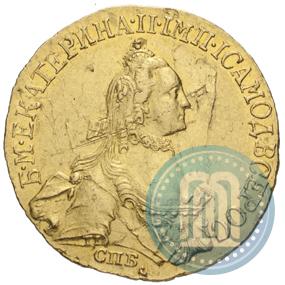Picture 5 roubles 1765 year СПБ-Т.I. 