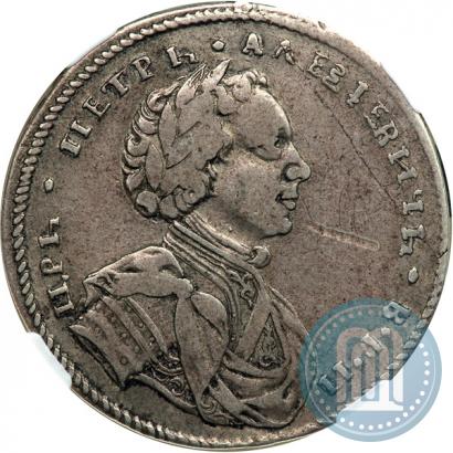 Picture Poltina 1710 year  "Portrait with the ribbon"