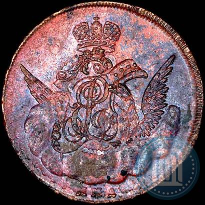 Picture 1 kopeck 1756 year ММД 