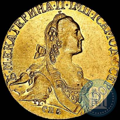 Picture 10 roubles 1768 year СПБ 