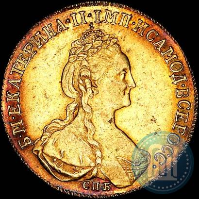 Фото 10 рублей 1780 года СПБ 