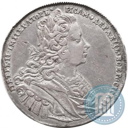 Picture 1 rouble 1727 year  "Moscow type"