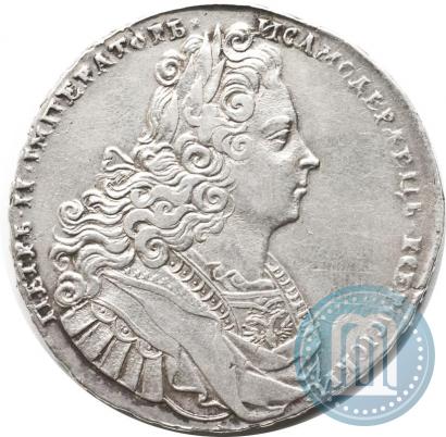 Фото 1 рубль 1728 года  "Тип 1727"