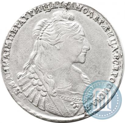 Фото 1 рубль 1735 года  