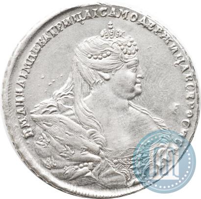 Picture 1 rouble 1737 year  "Moscow type"