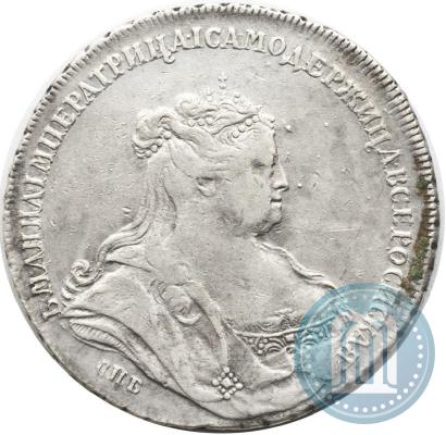 Picture 1 rouble 1738 year СПБ "Petersburg type"