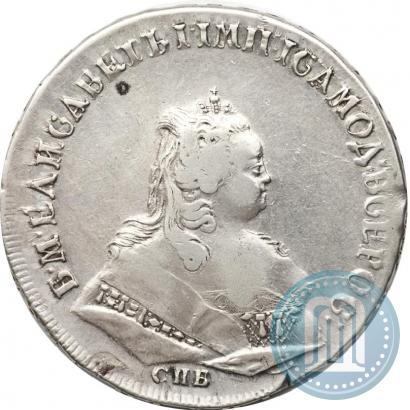 Picture 1 rouble 1743 year СПБ 