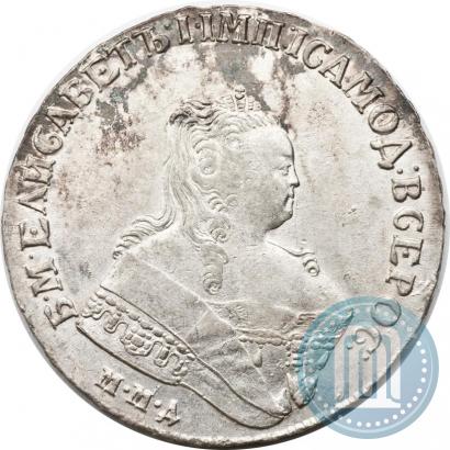 Фото 1 рубль 1751 года ММД 