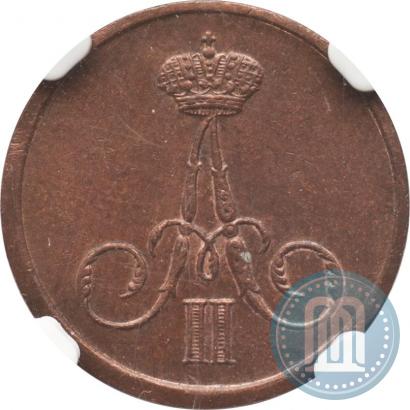Фото Денежка 1859 года ВМ 