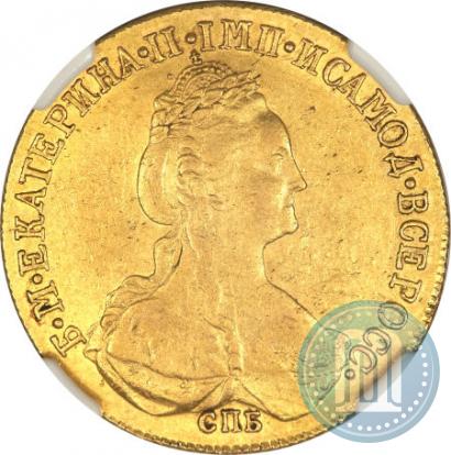 Picture 10 roubles 1781 year СПБ 