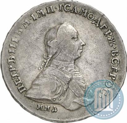 Фото 1 рубль 1762 года ММД-ДМ 