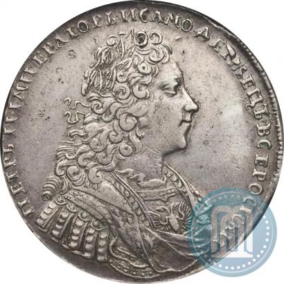Фото 1 рубль 1729 года  "Тип 1728"