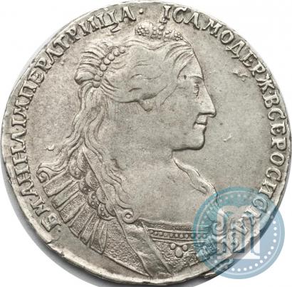 Picture Poltina 1734 year  "Type of 1735"
