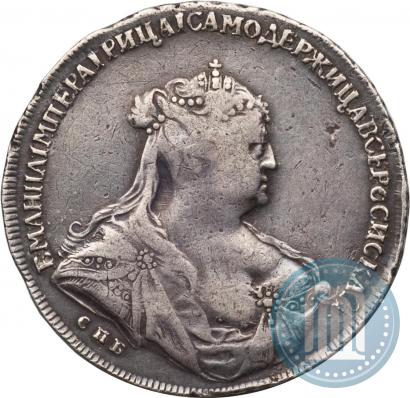 Фото Полтина 1740 года СПБ "Петербургский тип"