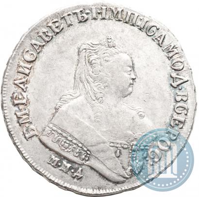 Picture 1 rouble 1751 year ММД 