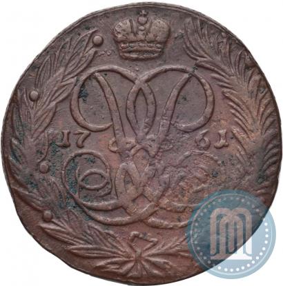 Picture 5 kopecks 1761 year  