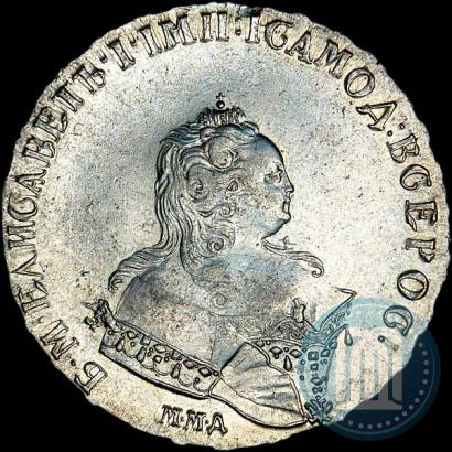 Picture 1 rouble 1743 year ММД 