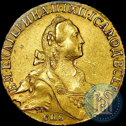Фото 10 рублей 1767 года СПБ 