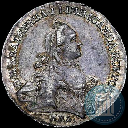Фото 1 рубль 1762 года ММД-ДМ 