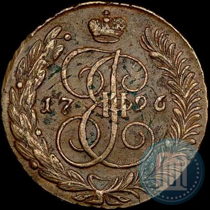Picture 5 kopecks 1796 year АМ "Paul's restrike"