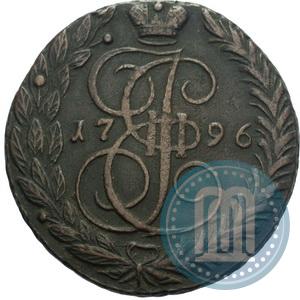 Picture 5 kopecks 1796 year ЕМ 